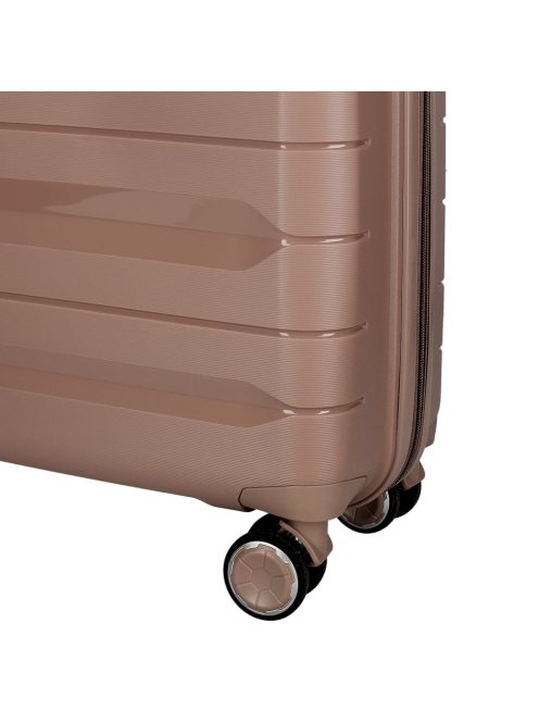 Enrico Benetti Montreal púder 4 kerekű közepes bőrönd