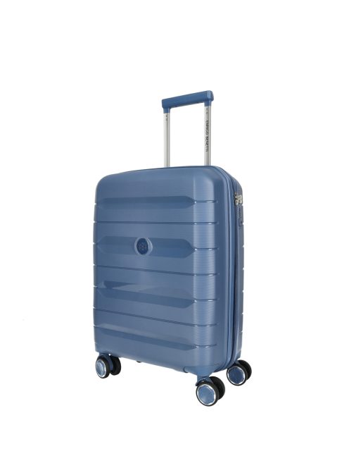 Enrico Benetti Montreal kék 4 kerekű kabinbőrönd