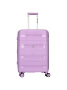 Enrico Benetti Montreal lila 4 kerekű 3 részes bőrönd szett