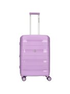 Enrico Benetti Montreal lila 4 kerekű 3 részes bőrönd szett