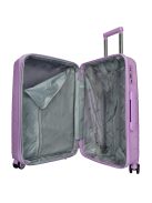 Enrico Benetti Montreal lila 4 kerekű 3 részes bőrönd szett