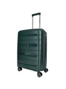Enrico Benetti Montreal zöld 4 kerekű 3 részes bőrönd szett