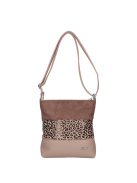 Karen Beti drapp rostbőr női oldaltáska