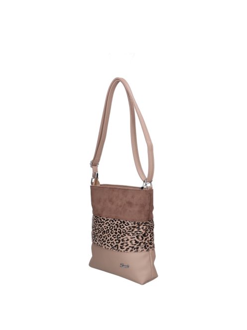 Karen Beti drapp rostbőr női oldaltáska