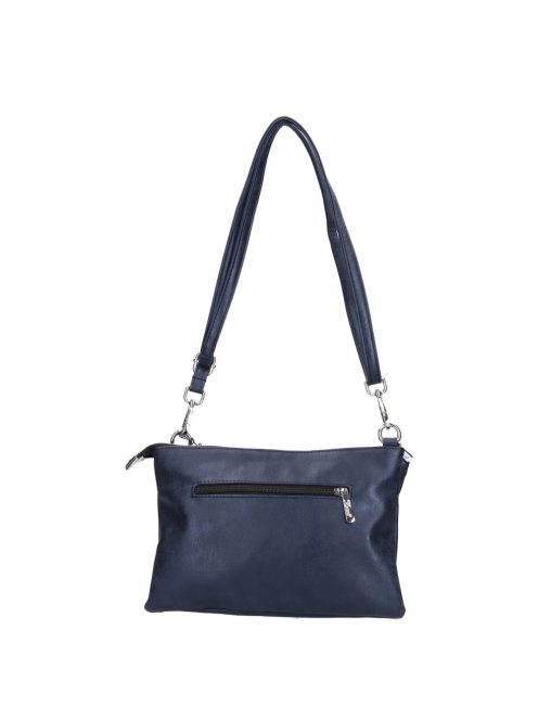 Karen Iza kék rostbőr női oldaltáska