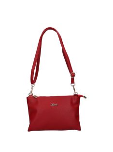 Karen Iza piros rostbőr női oldaltáska