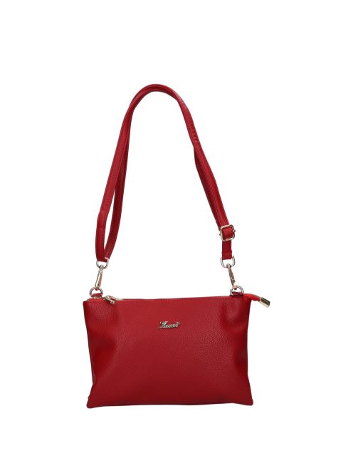 Karen Iza piros rostbőr női oldaltáska