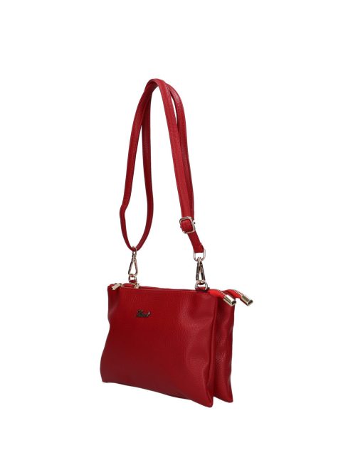 Karen Iza piros rostbőr női oldaltáska