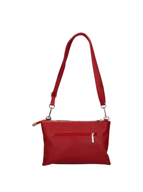 Karen Iza piros rostbőr női oldaltáska