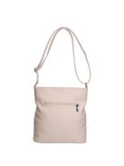 Karen Dona bézs virágos rostbőr női oldaltáska