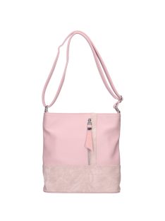 Karen Dona púder virágos rostbőr női oldaltáska