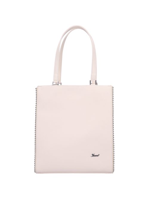 Karen Enrica bézs rostbőr nagy női válltáska