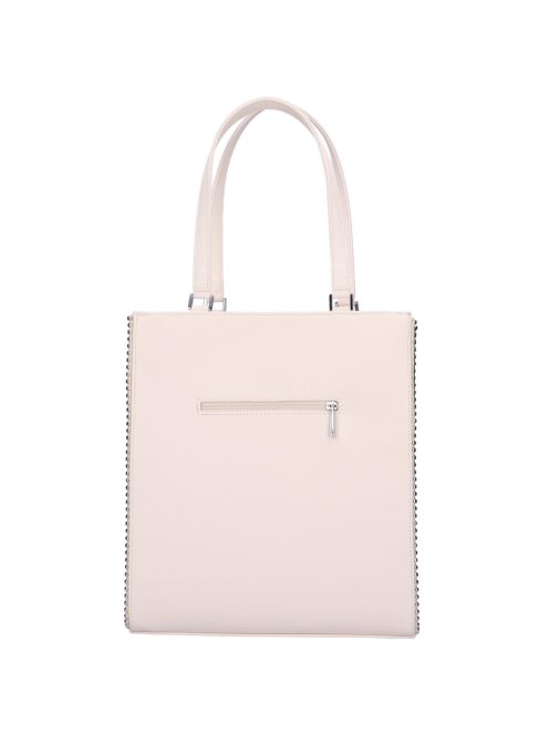 Karen Enrica bézs rostbőr nagy női válltáska