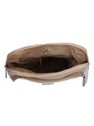 Karen Juta fehér virágos rostbőr kicsi női hátizsák