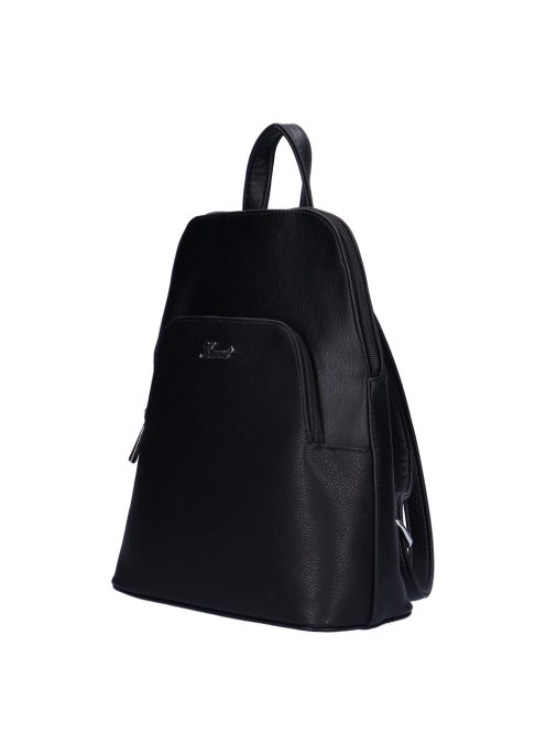 Karen Juta fekete rostbőr kicsi női hátizsák