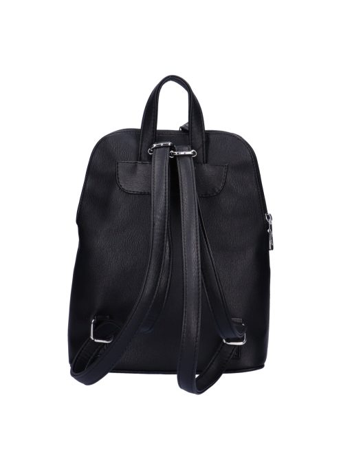 Karen Juta fekete rostbőr kicsi női hátizsák