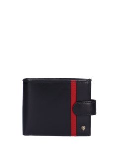 Rovicky N01L-RVTP fekete-piros bőr férfi pénztárca
