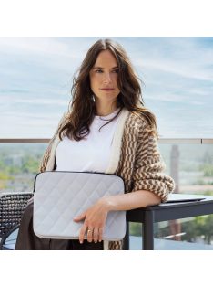   Reisenthel notebookbag sleeve világosszürke steppelt laptoptáska 13,5"