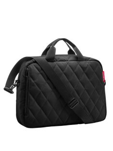 Reisenthel notebook bag fekete steppelt női laptoptáska