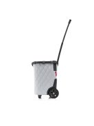 Reisenthel carrycruiser világosszürke steppelt gurulós kosár