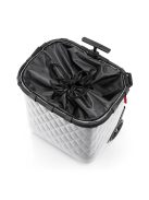 Reisenthel carrycruiser világosszürke steppelt gurulós kosár