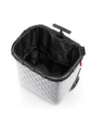 Reisenthel carrycruiser világosszürke steppelt gurulós kosár