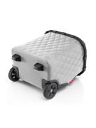 Reisenthel carrycruiser világosszürke steppelt gurulós kosár