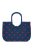 Reisenthel loopshopper L kék-piros pöttyös női bevásárló táska