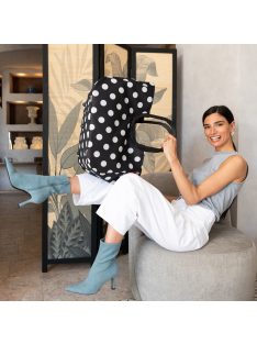   Reisenthel loopshopper L fekete-fehér pöttyös bevásárló táska