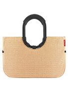 Reisenthel loopshopper M bézs-fekete női bevásárló táska