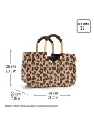 Reisenthel loopshopper M bézs-fekete női bevásárló táska