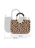 Reisenthel loopshopper M bézs-fekete női bevásárló táska