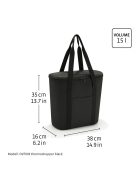 Reisenthel thermoshopper bézs-fekete női hűtőtáska