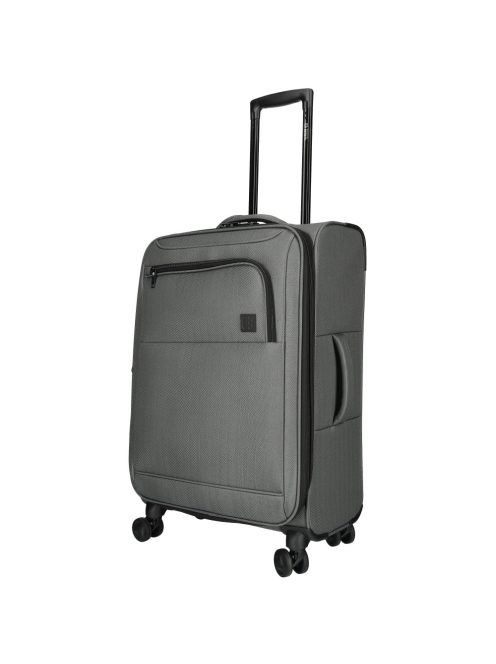 Enrico Benetti Oakville szürke 4 kerekű nagy bőrönd