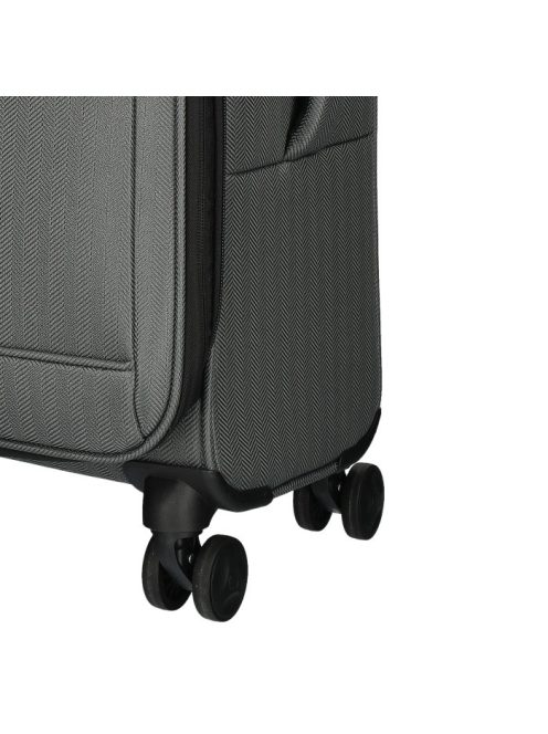 Enrico Benetti Oakville szürke 4 kerekű nagy bőrönd