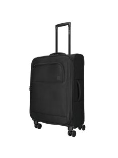 Enrico Benetti Oakville fekete 4 kerekű közepes bőrönd