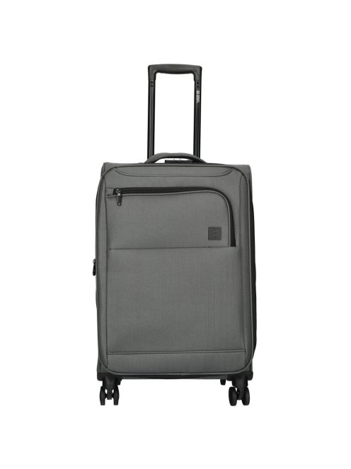 Enrico Benetti Oakville szürke 4 kerekű közepes bőrönd