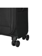 Enrico Benetti Oakville fekete 4 kerekű kabinbőrönd