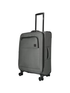   Enrico Benetti Oakville szürke 4 kerekű 3 részes bőrönd szett