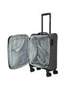 Enrico Benetti Oakville szürke 4 kerekű 3 részes bőrönd szett