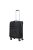 Hachi Oklahoma fekete 4 kerekű bővíthető közepes bőrönd