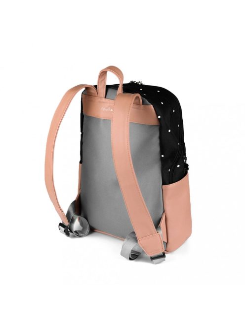 Vuch Zane bézs-fekete pöttyös női hátizsák