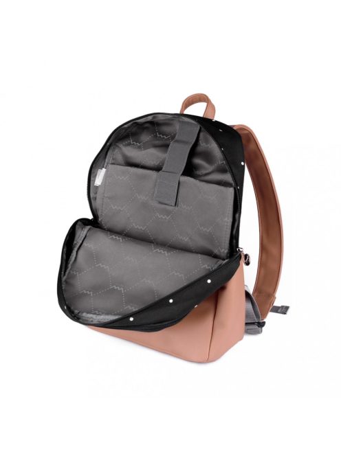 Vuch Zane bézs-fekete pöttyös női hátizsák