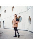 Vuch Zane bézs-fekete pöttyös női hátizsák