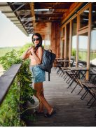 Vuch Bront szürke-fekete női hátizsák