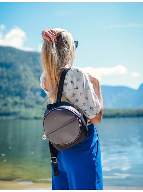 Vuch Ted fekete-szürke női hátizsák