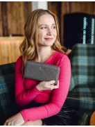 Vuch Septa szürke pöttyös női pénztárca