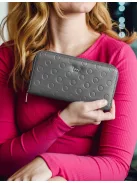 Vuch Septa szürke pöttyös női pénztárca