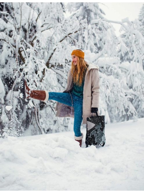 Vuch Patsim szürke mintás női hátizsák