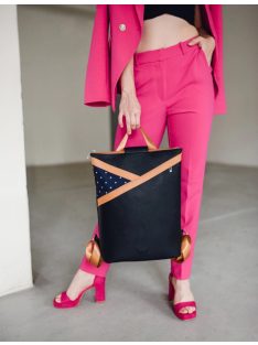 Vuch Calina fekete-bézs női hátizsák